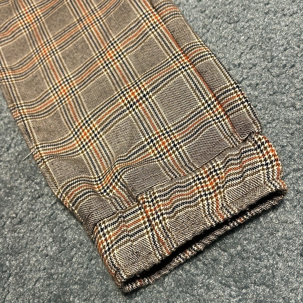 EUC Janie & Jack Plaid Joggers - Picture 3 of 7